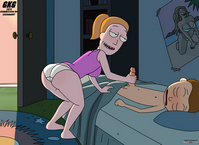 Deavalin Sneaking Morty Summer Smith